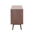 Walnut Modern Sideboard Buffet Cabinet by Blak Hom