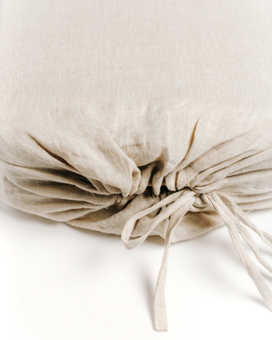 Linen Duvet Cover Set - Natural Chambray by Creative Women