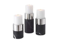 Avante Candle Holders, Black Marble by Mode-De-Vie