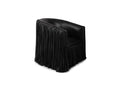 Shaggy Leather Swivel Chair by Mode-De-Vie