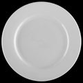 Set Of 12 Professional Rolled Rim White Dessert Plate 7" inch | 18 Cm by Wilmax Porcelain