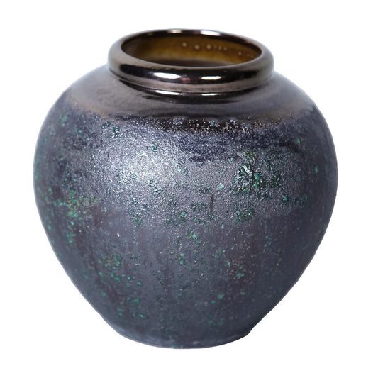 Vintage Smoke Ceramic Vase by Blak Hom