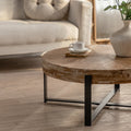 Modern Retro Splicing Round Coffee Table by Blak Hom