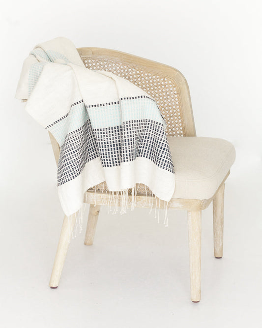 Camden Handwoven Cotton Throw Blanket by Creative Women