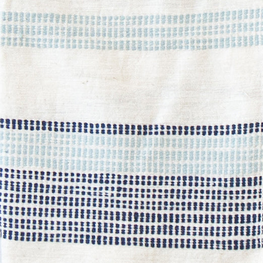 Camden Fabric Yardage - Azure with Navy by Creative Women