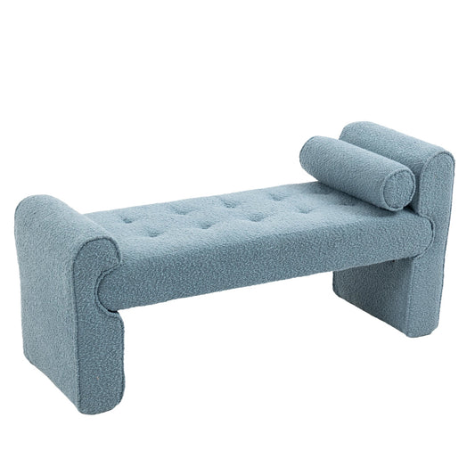 Loop Gauze Modern Ottoman Bench by Blak Hom