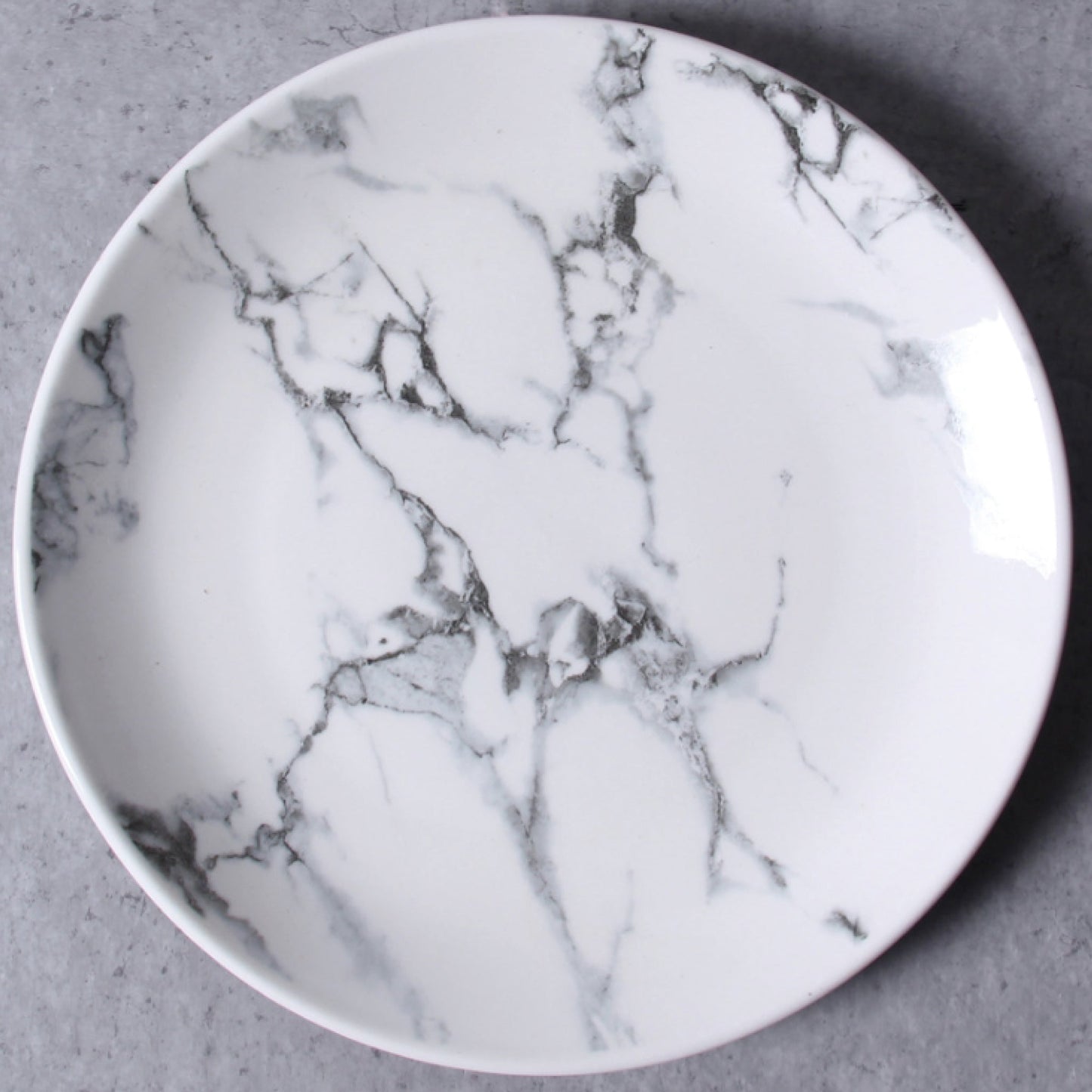 Marble Round Plate 10" by ClaudiaG Collection