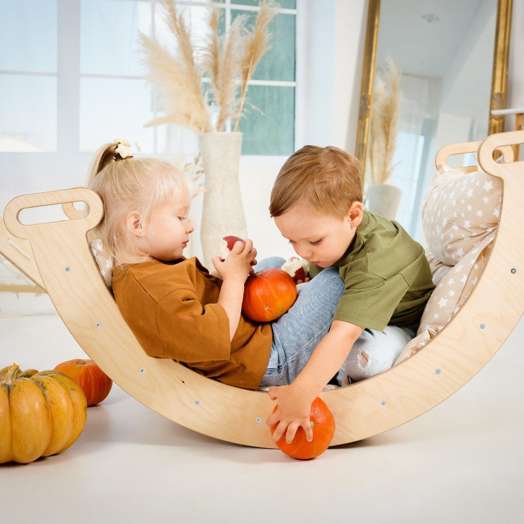 Climbing Arch + Cushion - Montessori Climbers for Toddlers by Goodevas