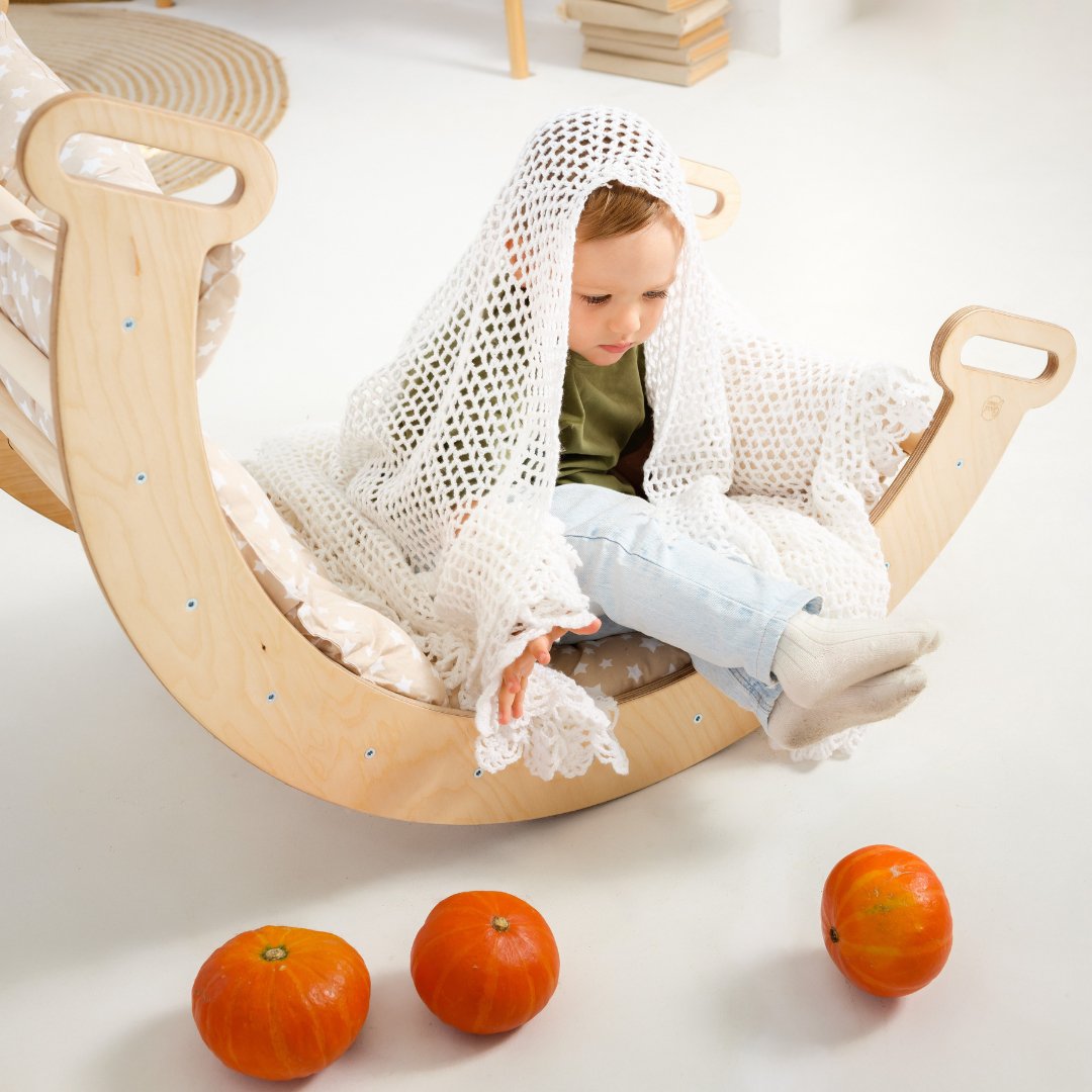 Climbing Arch + Cushion - Montessori Climbers for Toddlers by Goodevas