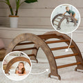 Climbing Arch & Rocker Balance - Montessori Climbers for Kids 1-7 y.o. – Chocolate by Goodevas