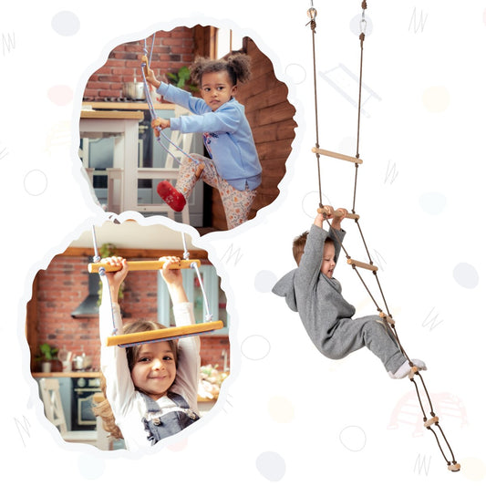 Climbing rope ladder for kids 3-9 y.o. by Goodevas