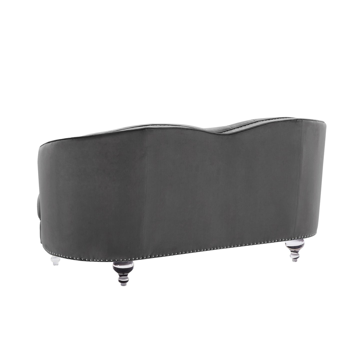 Luxury Crystal Feet Tufted  Sofa by Blak Hom