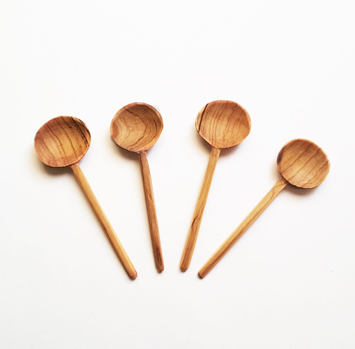 Olive Wood Coffee Spoon Set by Creative Women