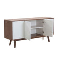 Walnut Modern Sideboard Buffet Cabinet by Blak Hom