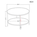 Round Coffee Table by Blak Hom