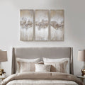 Heavily Embellished 3-piece Canvas Wall Art Set by Blak Hom