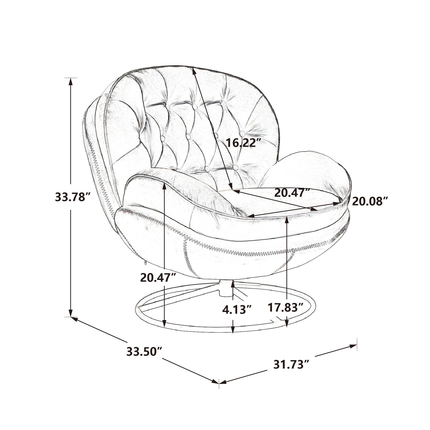 Accent Living room TV Chair sofa by Blak Hom