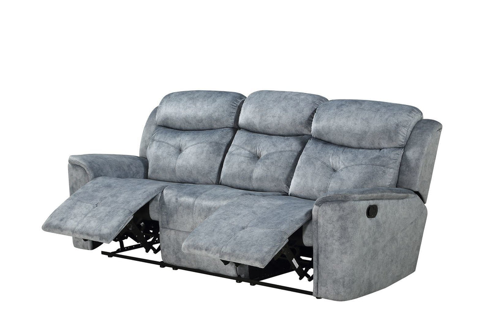 Mariana Sofa (Motion), Silver Gray Fabric by Blak Hom