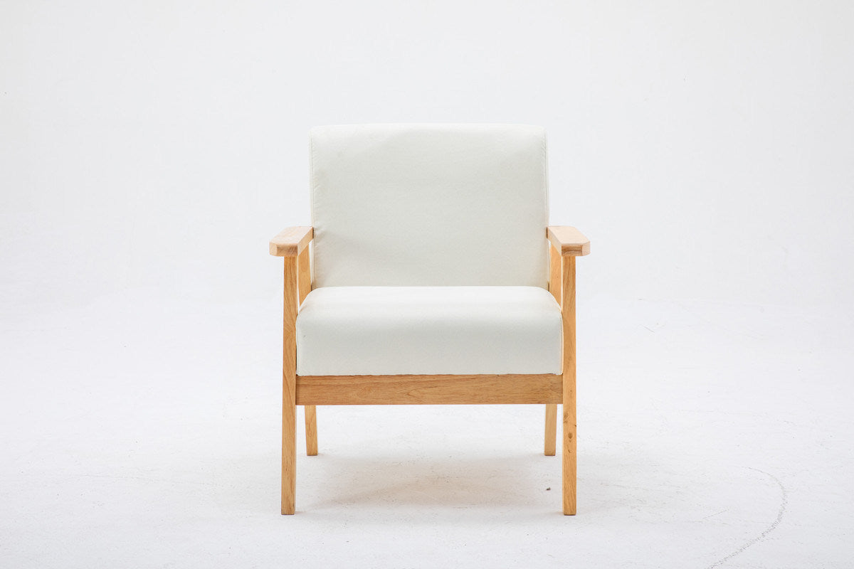 Bahamas Beige Linen Fabric Chair by Blak Hom