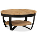 Solid Rough Mango Wood Coffee Table by Blak Hom