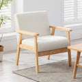 Bahamas Beige Linen Fabric Chair by Blak Hom