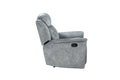 Mariana Sofa (Motion), Silver Gray Fabric by Blak Hom