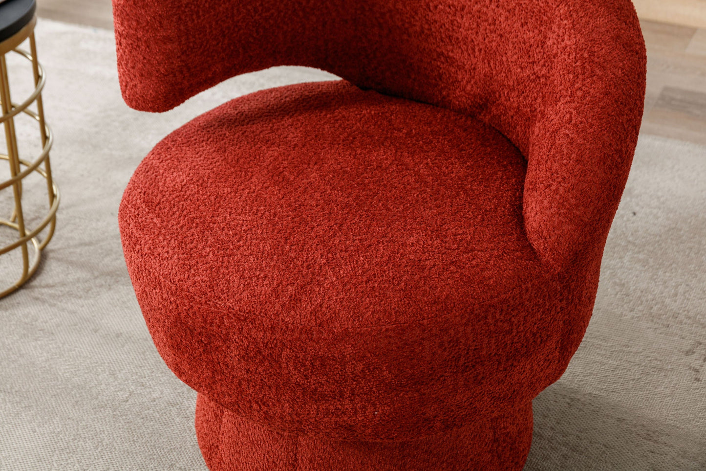 360 Degree Swivel Cuddle Barrel Accent Chairs by Blak Hom