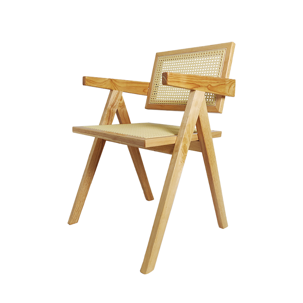 Rustic Natural Light Color Rattan Chair by Blak Hom