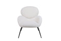 Modern Sherpa Chairs Accent Armchairs for Living Dining Room by Blak Hom