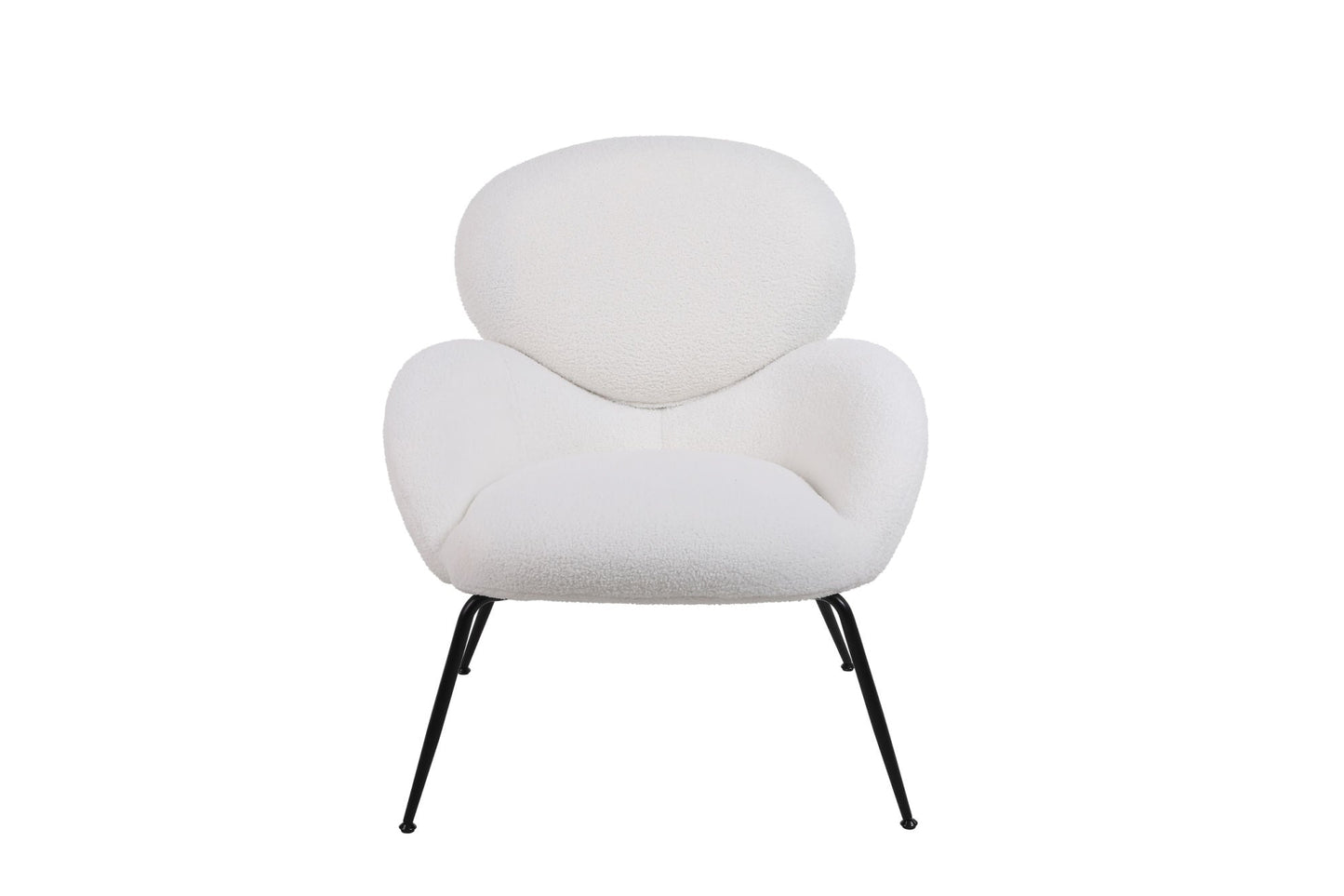 Modern Sherpa Chairs Accent Armchairs for Living Dining Room by Blak Hom