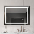 Anti-Fog Dimmable Touch Button LED Bathroom Mirror by Blak Hom