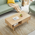 Rattan Coffee Table With Sliding Doors by Blak Hom