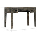 Solid Mango Wood Desk 43.3"x19.7"x29.5" by Blak Hom