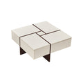 Victoria Collection Modern Style High Gloss Square Coffee Table by Blak Hom