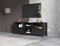 Black TV Stand for Living Room and Bedroom by Blak Hom