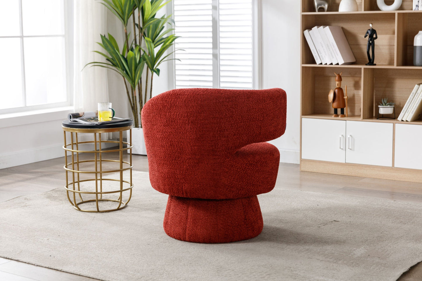 360 Degree Swivel Cuddle Barrel Accent Chairs by Blak Hom