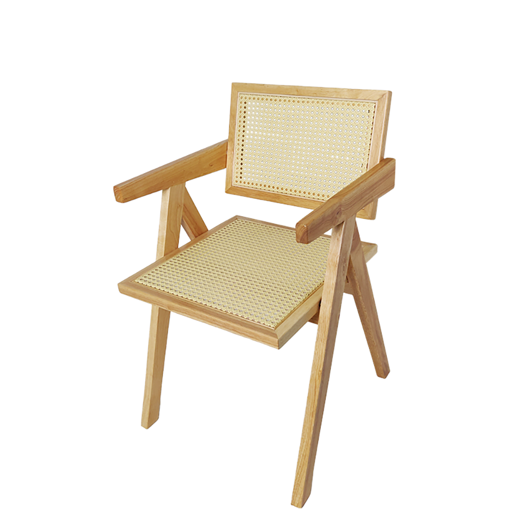 Rustic Natural Light Color Rattan Chair by Blak Hom