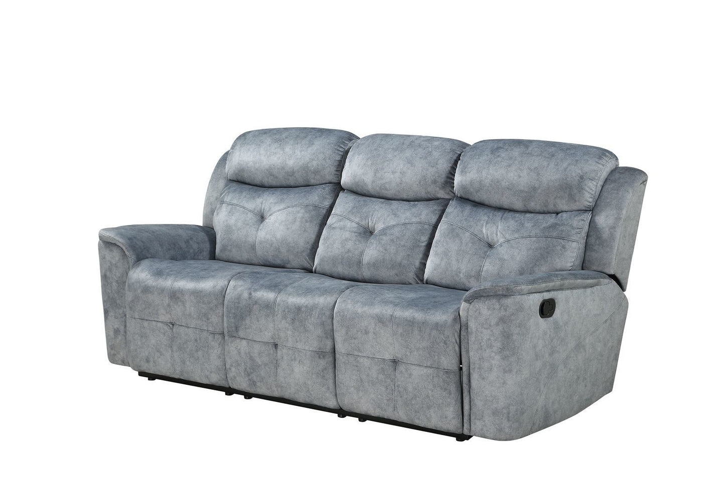 Mariana Sofa (Motion), Silver Gray Fabric by Blak Hom