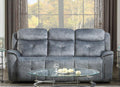 Mariana Sofa (Motion), Silver Gray Fabric by Blak Hom