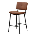 Set of 2 Heavy-Duty Steel Frame Bar Stools by Blak Hom