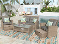 Set Of 4 Piece Outdoor Patio Furniture by Blak Hom