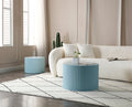 2 Handcraft Round Nesting Table by Blak Hom