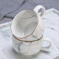 6 Pieces Marble  Ceramic Tea Set by Blak Hom