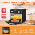 Air Fryer 10QT, Countertop Toaster Oven by Blak Hom