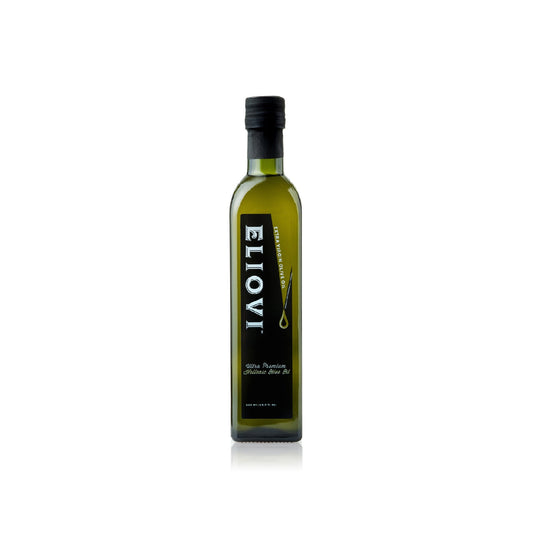 Eliovi Extra Virgin Olive Oil from Greece - Premium Quality, First Cold-Pressed Koroneiki Olives, polyphenol rich olive oil 16.9 Fl. Oz by Alpha Omega Imports