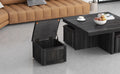 Coffee Table with 4 Storage Stools by Blak Hom