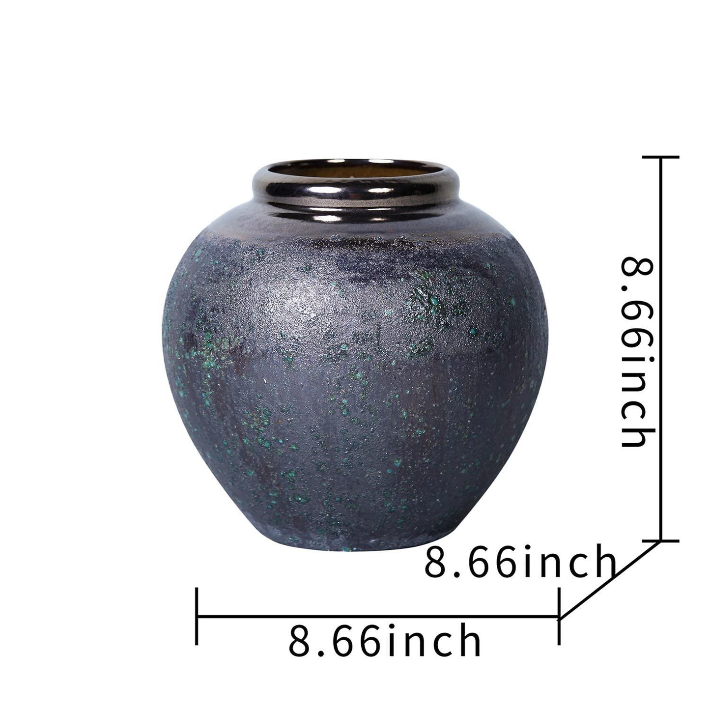 Vintage Smoke Ceramic Vase by Blak Hom