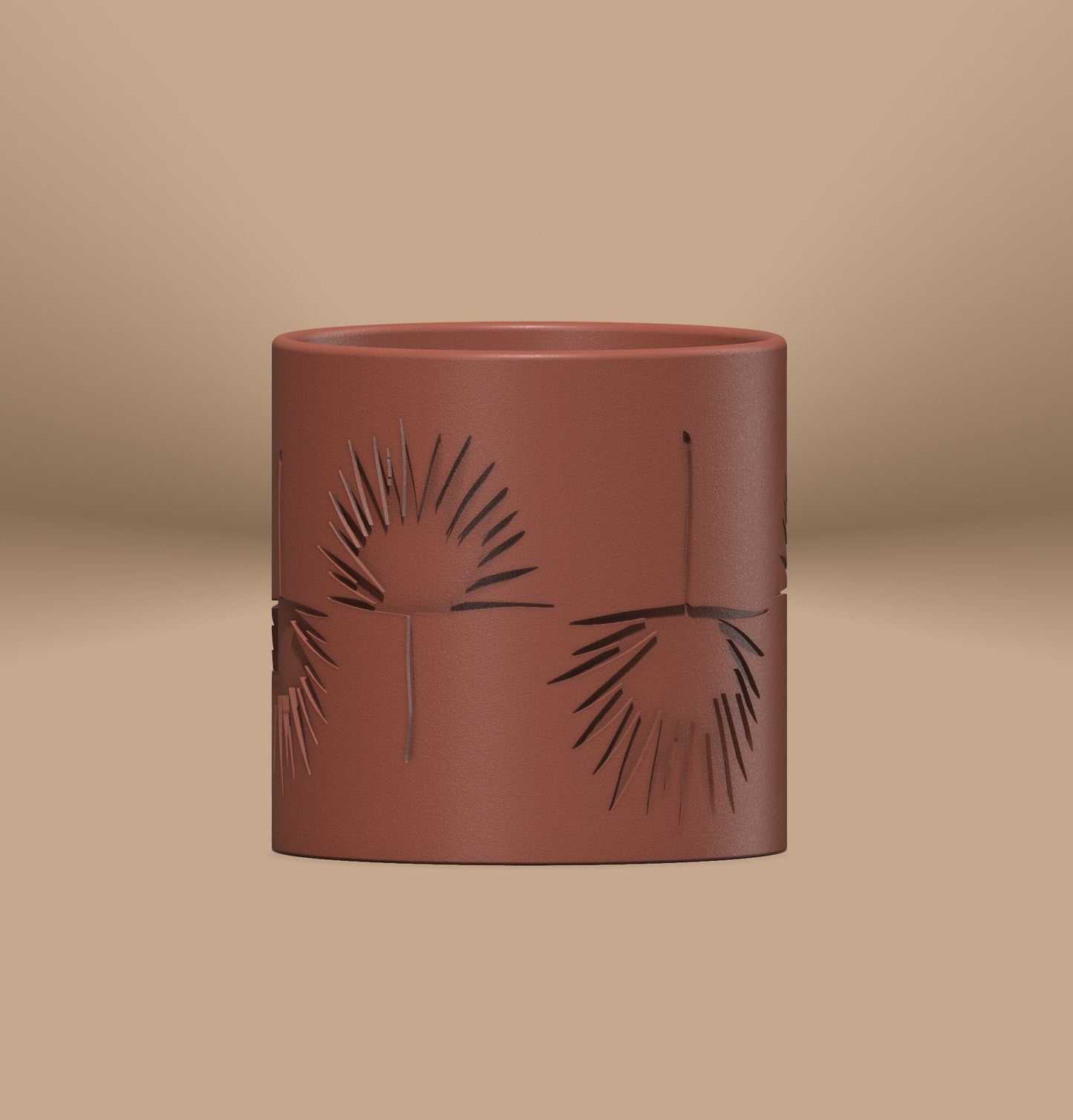 Fan Palm Pot by Rosebud HomeGoods