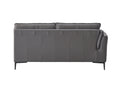 ACME Meka Sectional Sofa, Anthracite Leather by Blak Hom