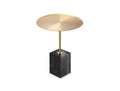 Icons Side Table, Black Marble by Mode-De-Vie